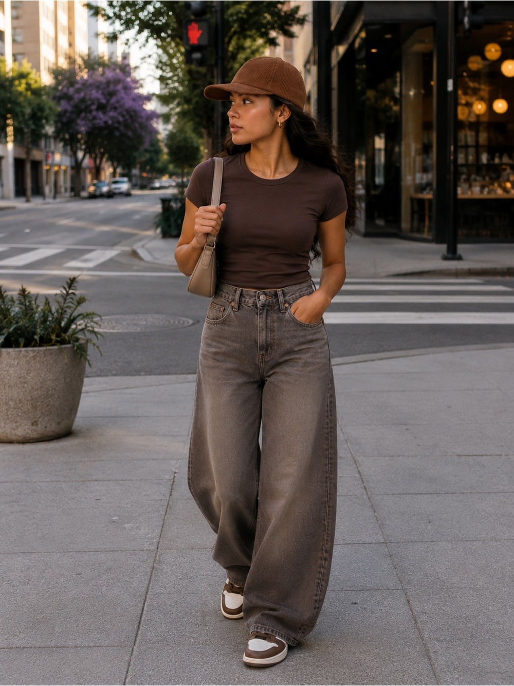 Corduroy Unstructured Flat Brim Hat – 100% Cotton